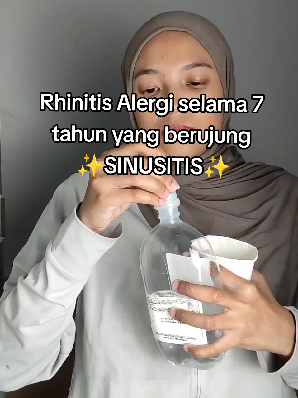 sahabat semprot hidung dan cetirizine☝ #rhinitis #sinusitis #cucihidung #irigasinasal #alergi 