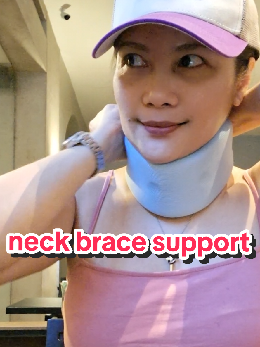 NECK BRACE SUPPORT soft size small color light blue #necksupport  #cervical  #neckpain  #properposture  #neckbrace 