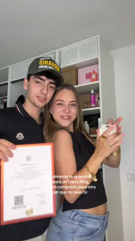 si es que puedo querer más a mi 🐥🥺 #foryoupage❤️❤️ #fyp #ring #couple #married 
