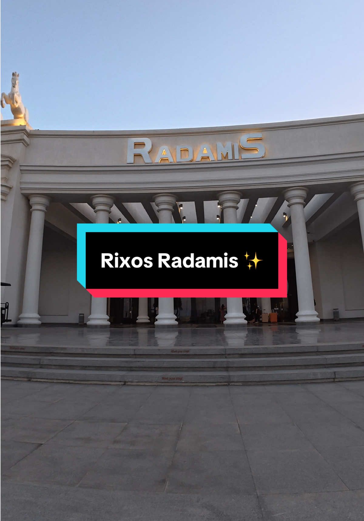 Baecation at Rixos Radamis 🌴✨ 10/10 experience — vibes, views & memories 💕 #egypt #sharmelsheikh #rixoshotels #rixosradamis #baecation 