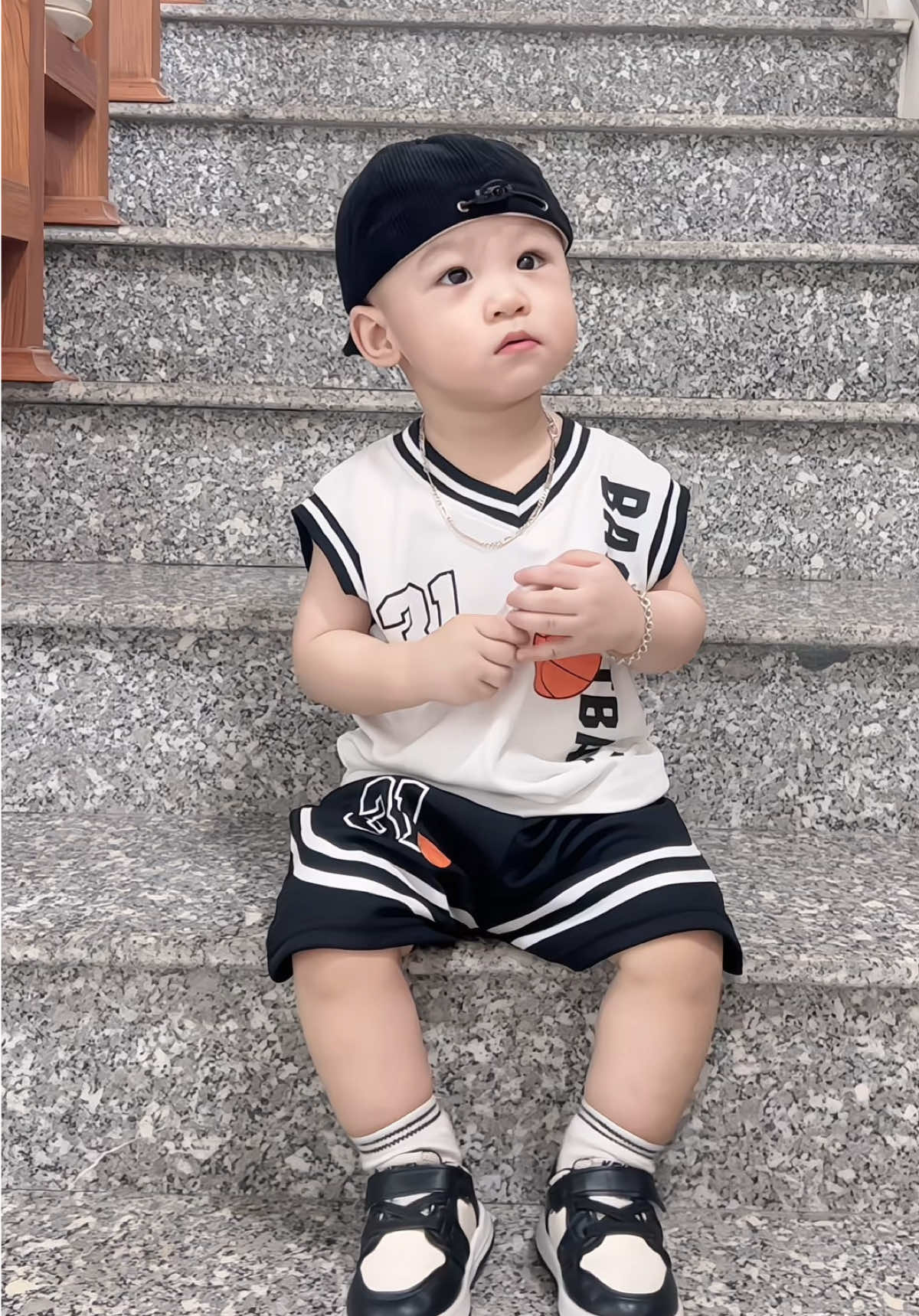 Bộ ba lỗ thể thao cho bé iu🥰🥰 #xuhuongtiktok #embedangyeu #bodochobe 