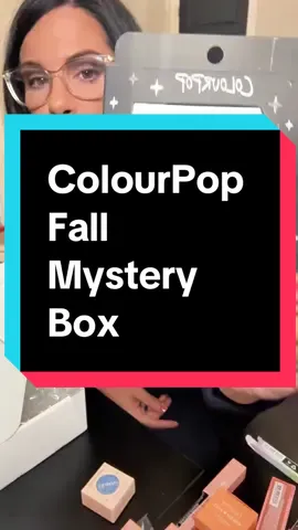 @ColourPop Cosmetics #fallmysterybox #tiktokshopcreatorpicks #autumnliving 
