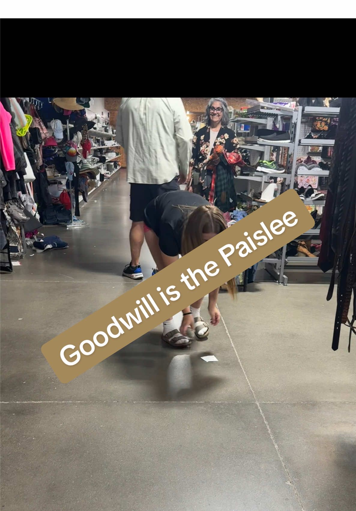Can’t go anywhere with her 😂 #goodwillfinds #thriftingfinds #whyaretheylikethis 