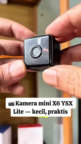 📷 Kamera mini X6 YSX Lite — kecil, praktis, bisa rekam nonstop & pantau langsung dari HP! 🔥  #kameramini #kameraterkecil #kamerawifi #kameraspy #fyp 