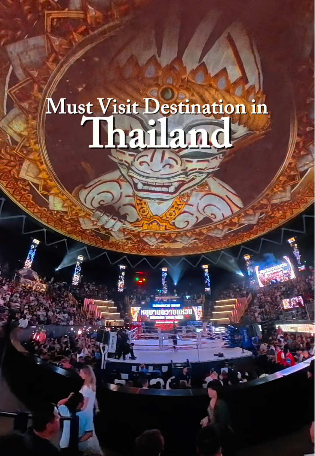 Save this must visit destination in Thailand🤩 ⠀ 📍Rajadmnern Stadium @rajadamnern_stadium ⠀ Absolutely must visit spot for all travelers to Thailand 🇹🇭 Immerse in Thailand's true spirit and culture from Muay Thai, a cultural heritage like no other ✨ ⠀ Don't miss the opportunity to experience Muay Thai with immersive dome at Rajadamnern Stadium 🎉 ⠀ #RajadamnernStadium #rajimmersive #bangkok #thailand #muaythai 