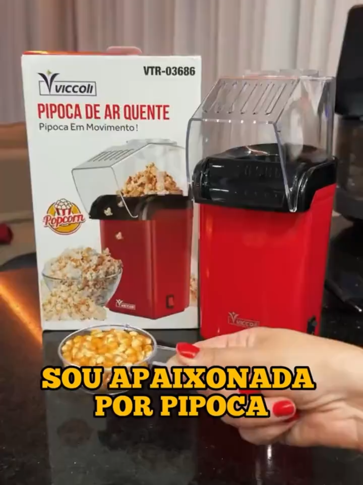 🚀 A pipoca mais rápida e saudável que você já viu! 🍿 🍿✨ Pipoqueira Elétrica Minijoy 110v ➡️ Faz pipoca sem óleo, muito mais saudável! ➡️ Rápida, prática e sem sujeira. ➡️ Compacta, perfeita pra sua cozinha. 🎬 Transforme sua casa em um cinema e aproveite pipocas crocantes a qualquer hora! 🔥 Peça já a sua! link do produto:https://s.shopee.com.br/8Kg2Y5Es0K #cozinha #filmes #cinema #conforto #achadinhos #pipoca #saude #parasuacasa
