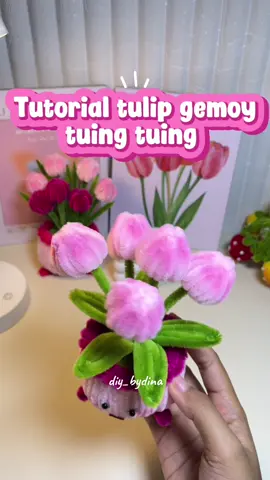 sorry banget yg udh nunggu lama, baru mood bikin tutorial nih🤣 semoga bermanfaat ya guys🥰😍 #kawatbulu #bungakawatbulu #minipotkawatbulu #pipecleanerflowerstutorial #tulipkawatbulu 