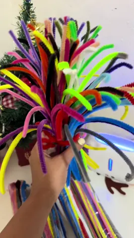 fuzzy wired rainbow colors 500Pcs #fuzzywire #fuzywireflowers #decor #twist #rainbowcolor 