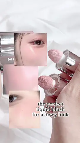 love these liquid blushes from mistine! so easy to apply and perfect for a dewy look #mistine #mistineliquidblush #liquidblush #asianmakeup 