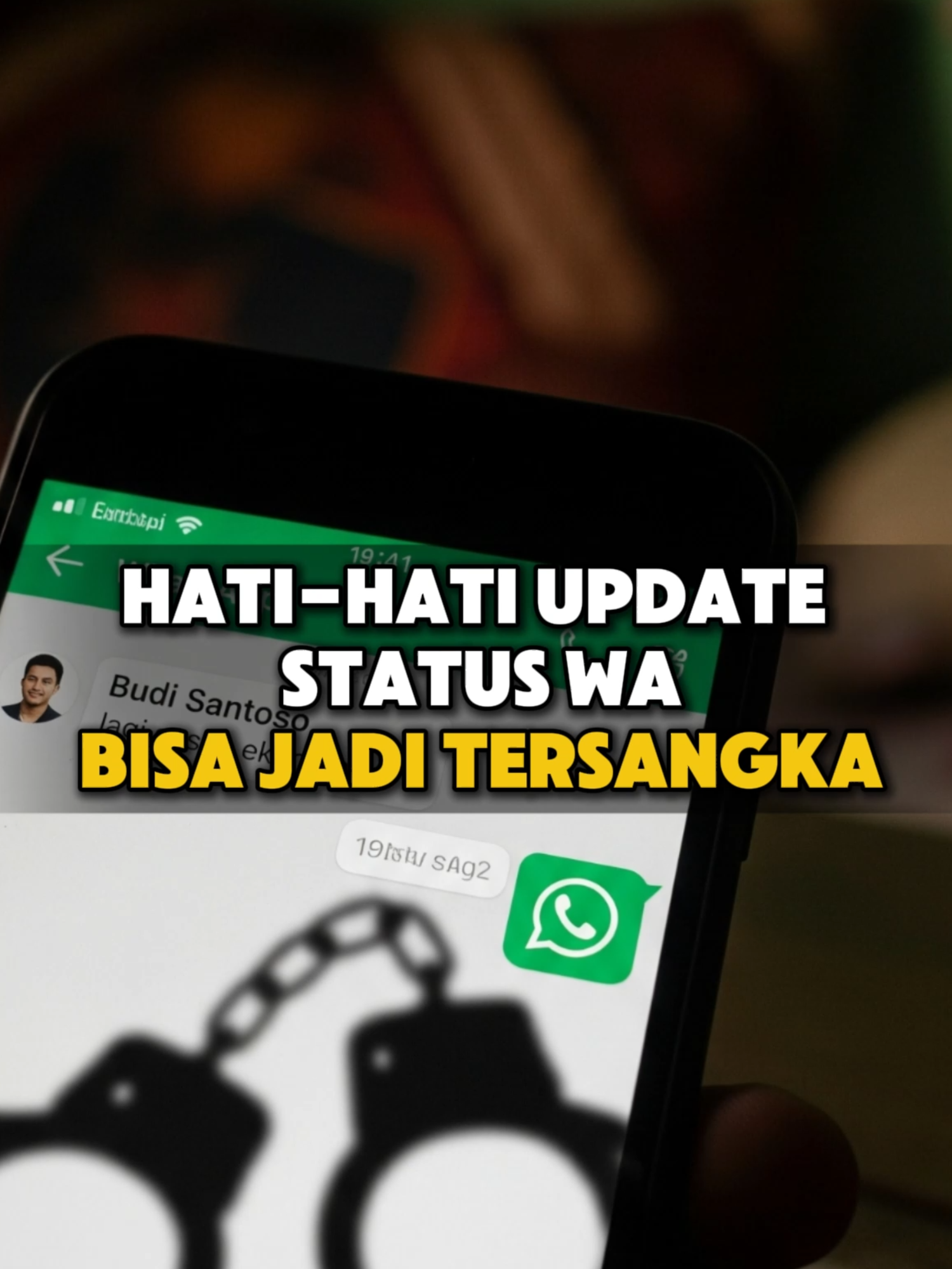 Hati-hati Update Status WA, Bisa Jadi Tersangka #medsos #aspirasi #pemerintah #kriminalisasi #siberpolri @divhumaspolriofficial @prabowosubianto08 @dpr_ri @partaigerindra @kpk_ri @kejaksaan.ri