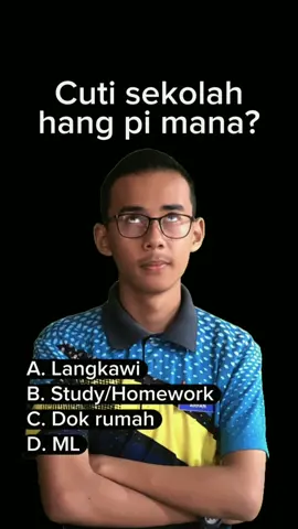 Cuti cuti jugak, kerja sekolah yang cikgu bagi jangan lupa pulak‼️ Cuti pi mana ja? #allislandtv #smkpulaunyior #fypシ゚viral #sekolah #tvpsssmkpn 