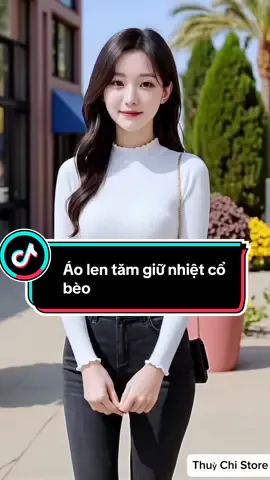 Áo len tăm giữ nhiệt cổ bèo. #aogiunhiet #thoitrangnu #xuhuong #viral #thinhhanh 