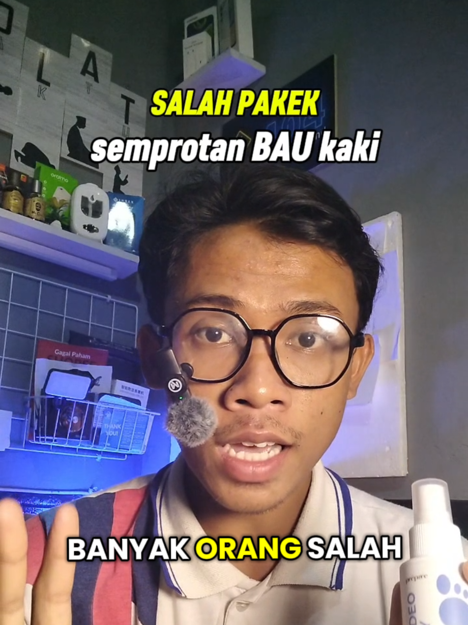 AWAS jangan sampai salah pakek semprotan penghilang bau kaki #baukaki #footdeospray #spraykaki #deospray 