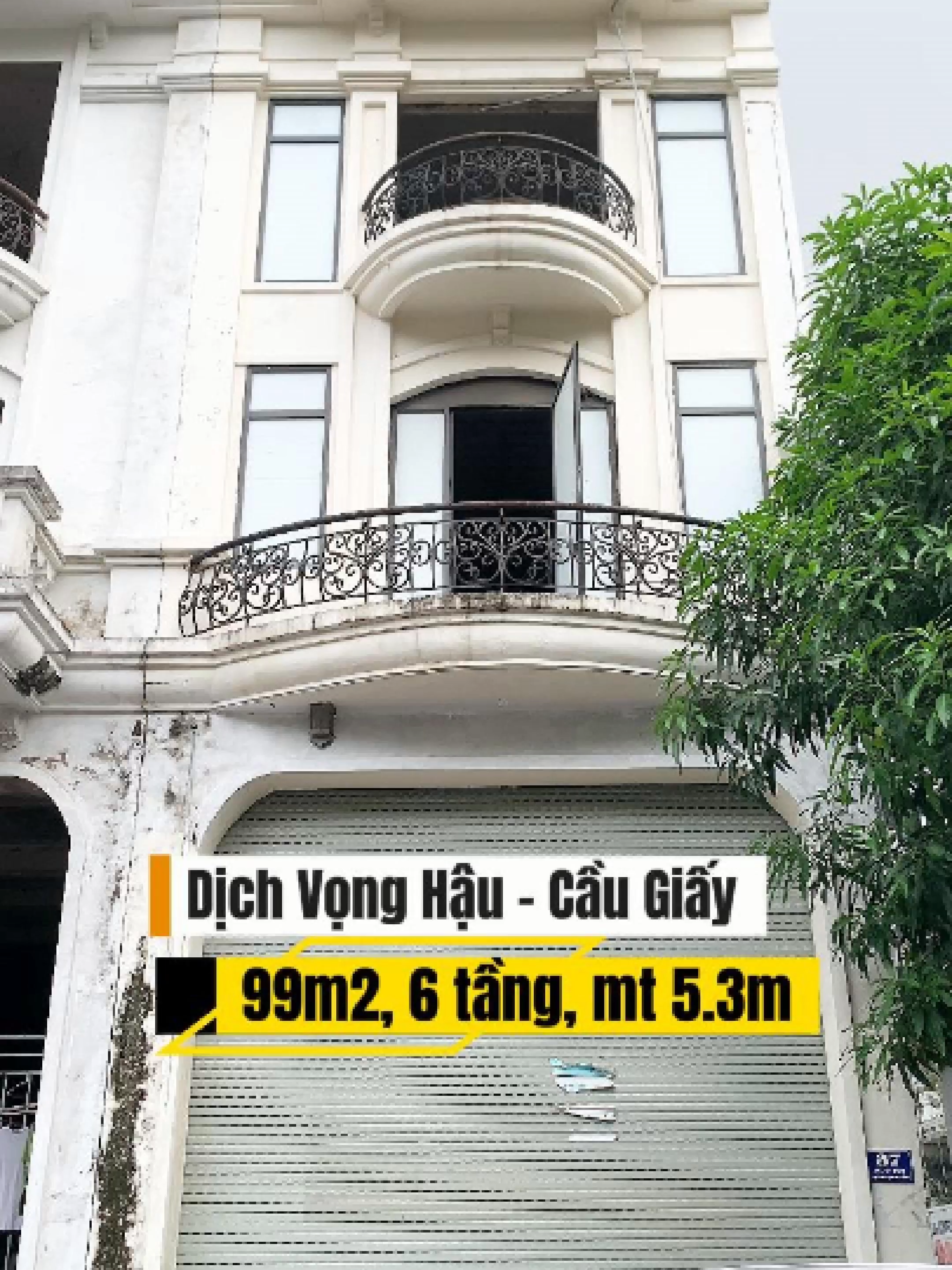 Ngay trung tâm Cầu Giấy Nhà 99m² – 6 tầng – mặt tiền 5.3m Lô góc 2 mặt thoáng View sân chơi trước nhà, cực kỳ rộng rãi Ô tô vào nhà thoải mái Hàng hiếm khó tìm – chậm tay là mất ngay! #truongdiaoc #bannhacaugiay #nhacaugiay #dichvonghau