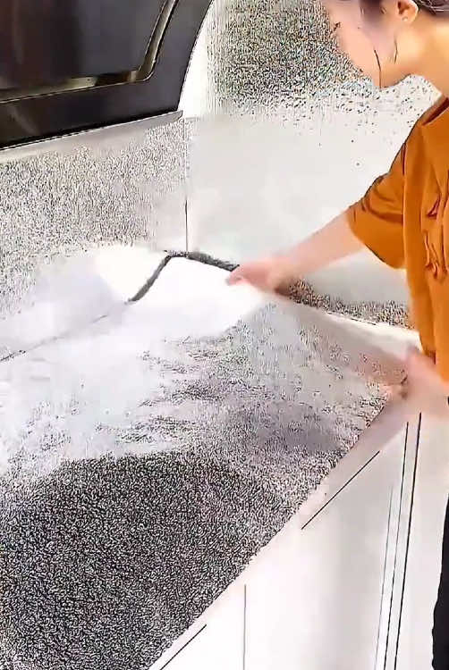 Aluminum Foil Kitchen Sticker Self Adhesive Waterproof Wallpaper #goodthing #fyp #TikTokShop #foryou 