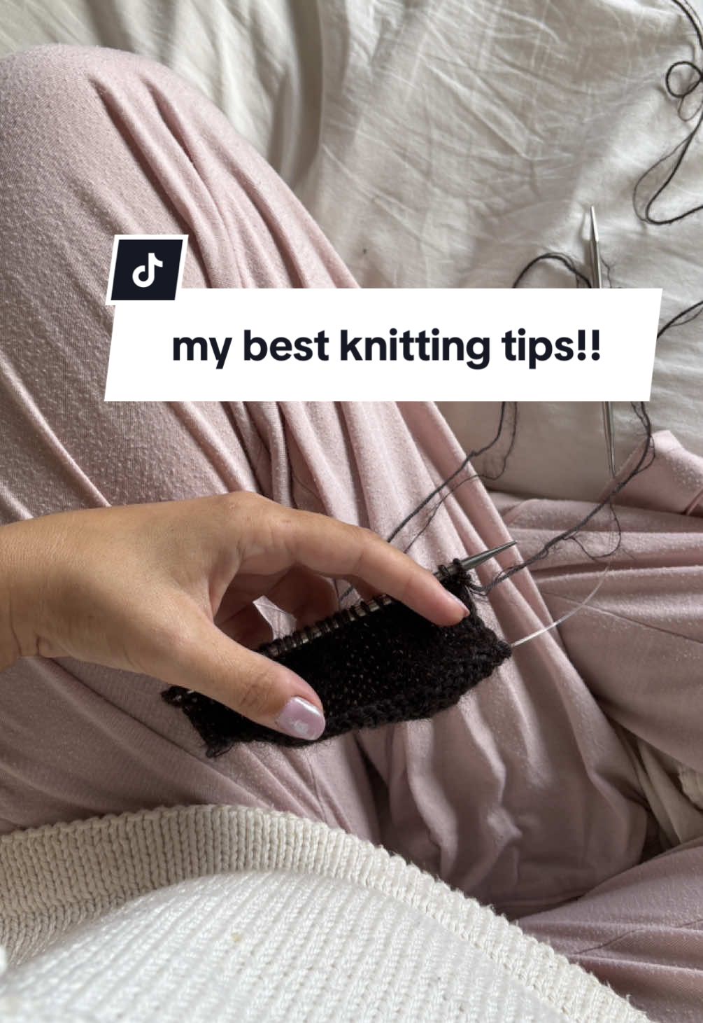 have you struggled with your knitting tension too? give this hack a go! ❤️