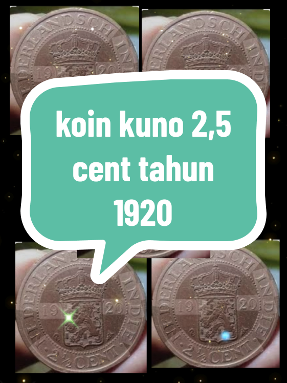 koin kuno benggol 2, 5 cent ini dicetak dan beredar sebagai nilai tukar rupiah yang sah pada tahun 1920 koinnya berbahan dasar tembaga berusia sekitar 95 tahun silam.