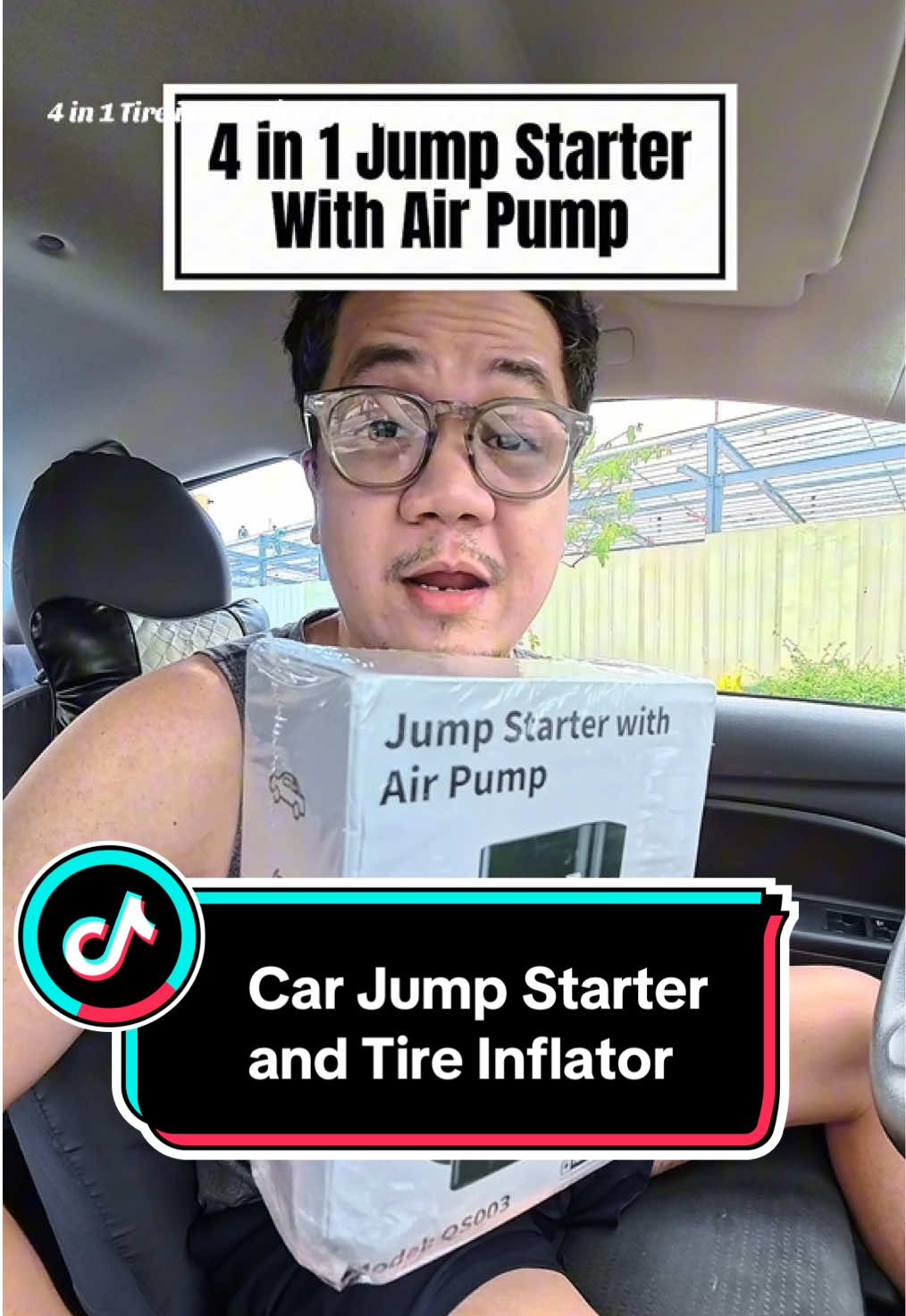 4 in 1 car battery jump starter and tire inflator #tireinflator #jumpstarter #caraccessories 