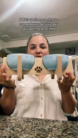 Menos bagunça, mais saúde e muito estilo ✨ Seu pet merece o comedouro de luxo elevado 🐾 #ComedouroLuxo #TikTokMeFezComprar #MeuPetMerece #TikTokShopBrasil