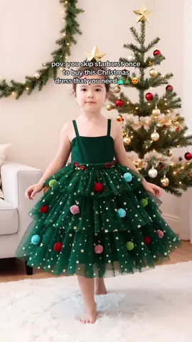 My baby love it so much 😍#christmasdress #babyclothing #socute #pink #christmas 