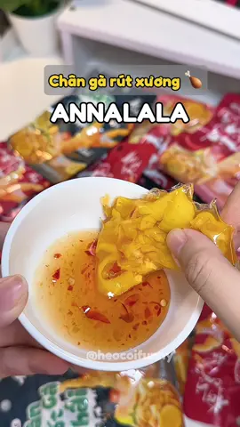 Chân gà rút xương sốt thái ăn siu cuốn á 🤤😋 #changarutxuong #changasotthai #annalala #anvatngon #xuhuong 