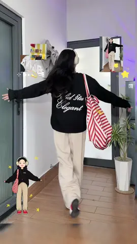 🗣️: Đừng mặc quần jeans đi học nữa NỰC lắmmm 🎈 #babysix #OOTD #bienhinh #viral #TikTokFashion @Tuma Việt Nam 