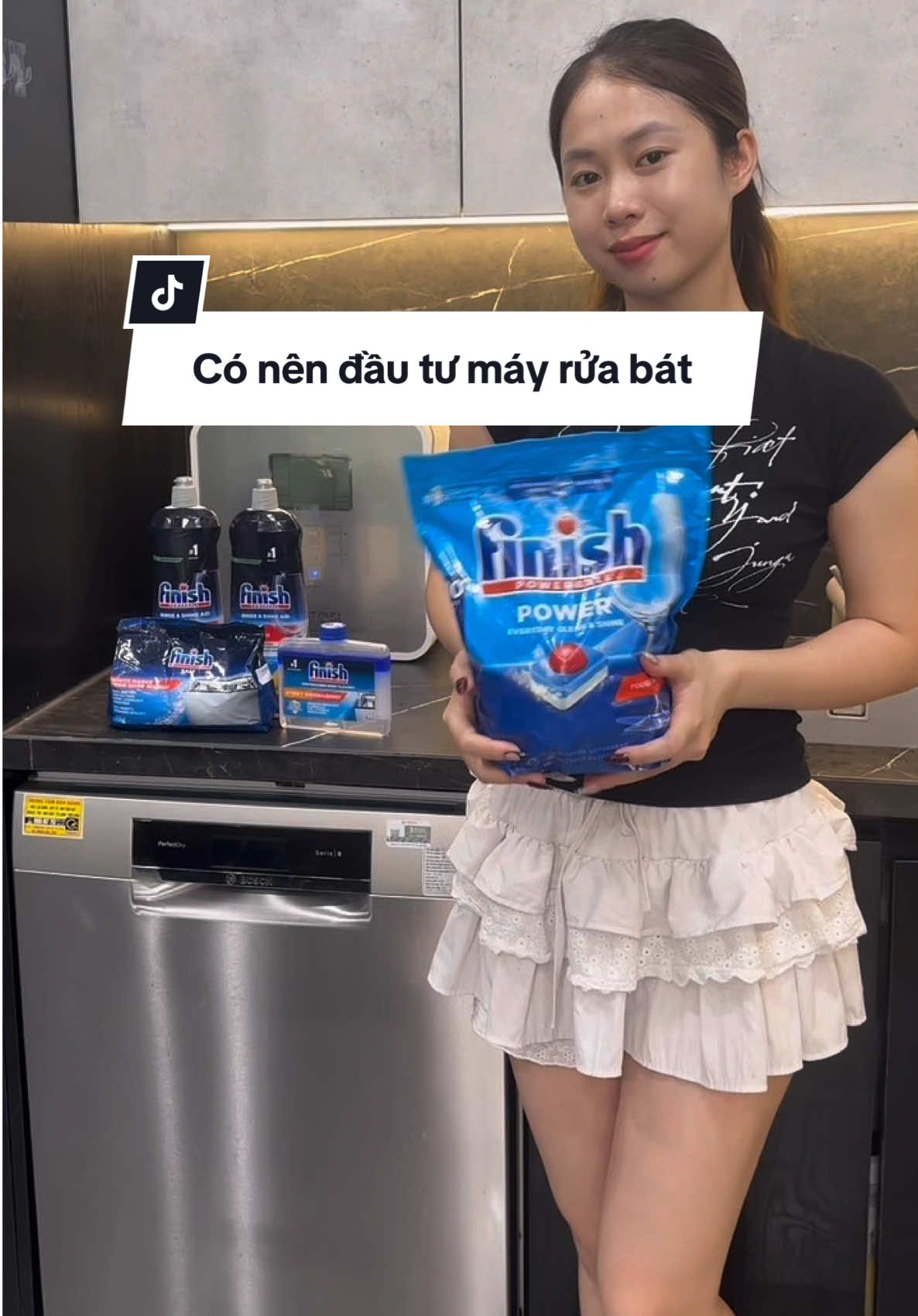 Trộm vía dùng viên rửa của nhà Finish là lúc nào bát đĩa cũng sạch sẽ ko bị tanh, bảo sao càng ngày càng thấy đầu tư máy rửa bát là quá đúng đắn😬 #trendingvideo #capcut #review #vienruabat #vienruabatfinish 