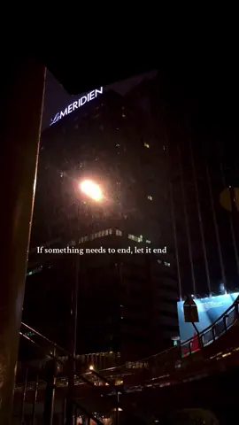 If something needs to end, let it end