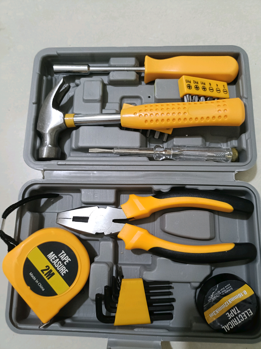 Bộ dụng cụ sửa điện đa năng gia đình 7 món 24 chi tiết có hộp đựng nhựa cứng cáp, tiệc ích gia đình .