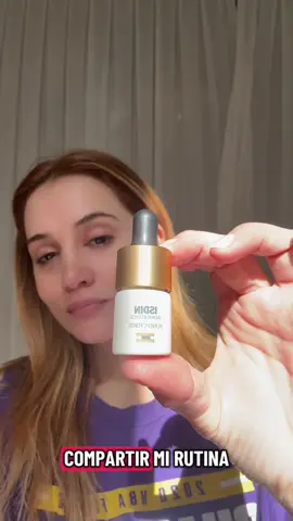 Buen día con cara de dormida ✨✨✨ comparto una de mis rutinas de skin care 💜💜👁️👁️ 
