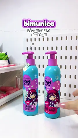 Dầu gội xả 2in1 cho bé gái #unboxing #review #daugoichobe #bimunica #muataitiktok 