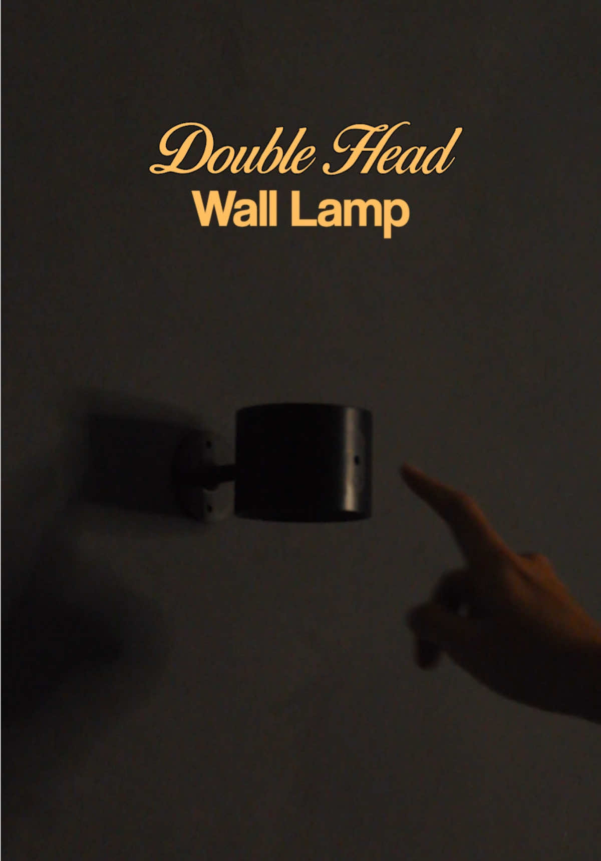 cozy + aesthetic ambiance? this 2-in-1 double head magnetic / rechargeable wall lamp gotchu! 🪔✨ #walllamp #aesthetic 