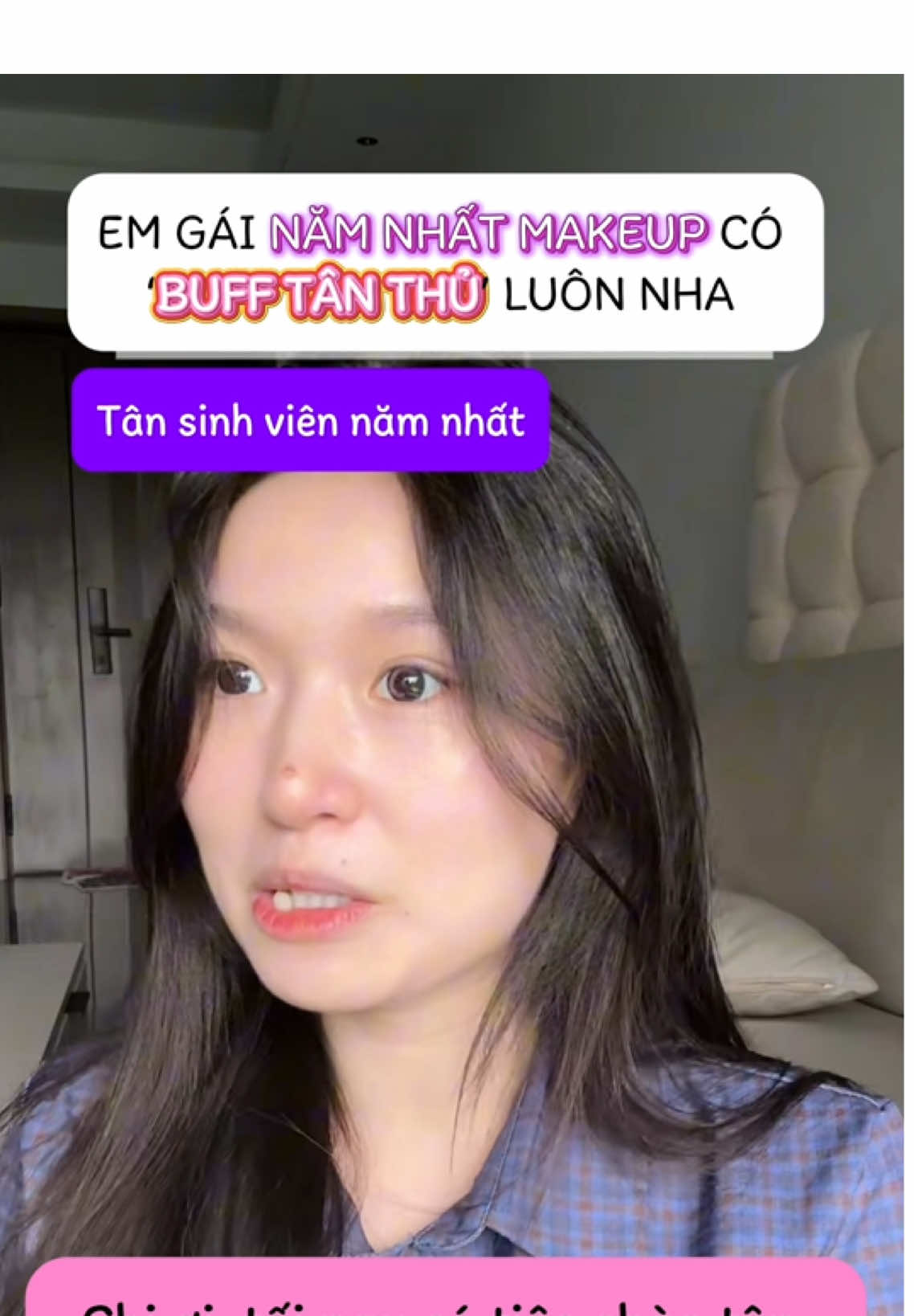 Mấy bà biết makeup từ khi nào z, năm nhất mà biết máy mẹo này có là pro không ta #makeup #lamdep