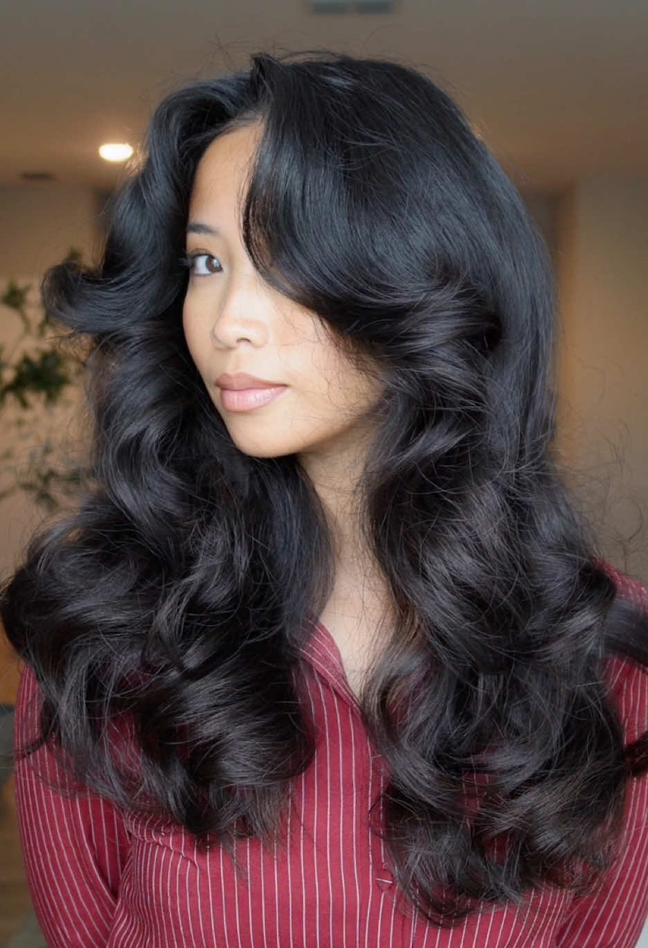 How I apply my overnight blowout rods 🫰🏼#heatlesscurls #heatlessblowout #overnightblowout #noheat #fyp 