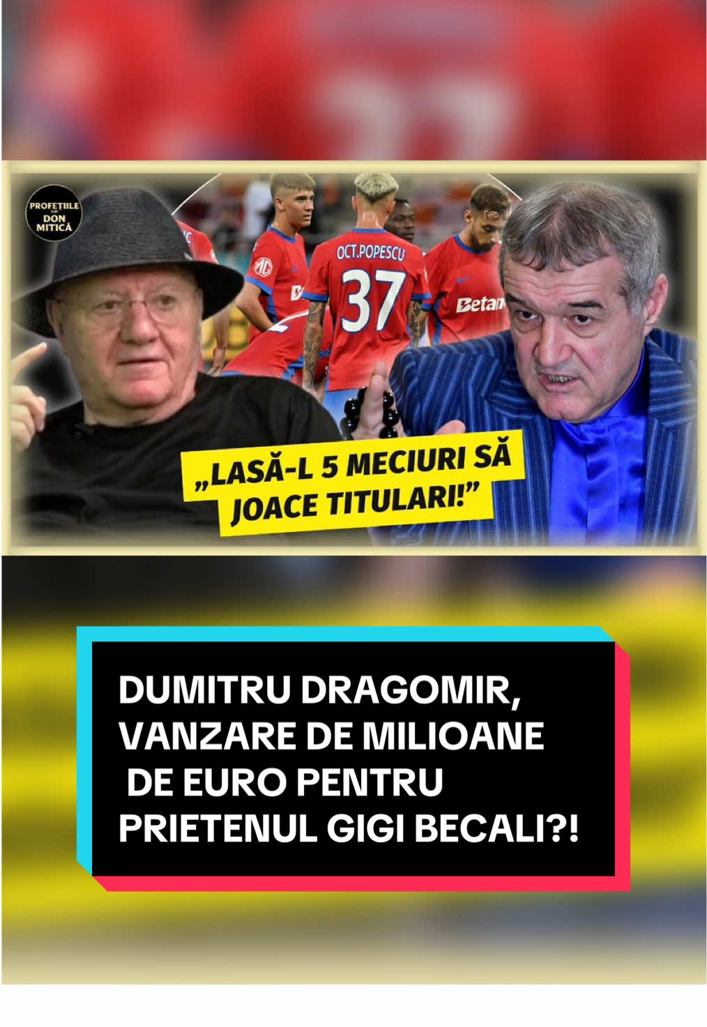 Dumitru Dragomir, VANZARE DE MILIOANE DE EURO pentru prietenul Gigi Becali?! Ce sfat i-a dat Mitica Dragomir lui Gigi Becali in direct la Profetiile lui DON Mitica!  #horiaivanovici #don #mitica #fcsb #becali  🔔FOLLOW for more  👍Like & Share  💬Lasa un comentariu  ➡️Intra pe www.fanatik.ro pentru stirile momentului! Link in bio 