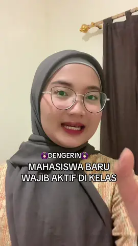 Wajib aktif di kelas💁‍♀️⁉️ #mahasiswaindonesia #mahasiswa #mahasiswaproduktif #mahasiswabaru #tipsmahasiswa #mahasiswaaktif #fyp #kuliah #tipskuliah 