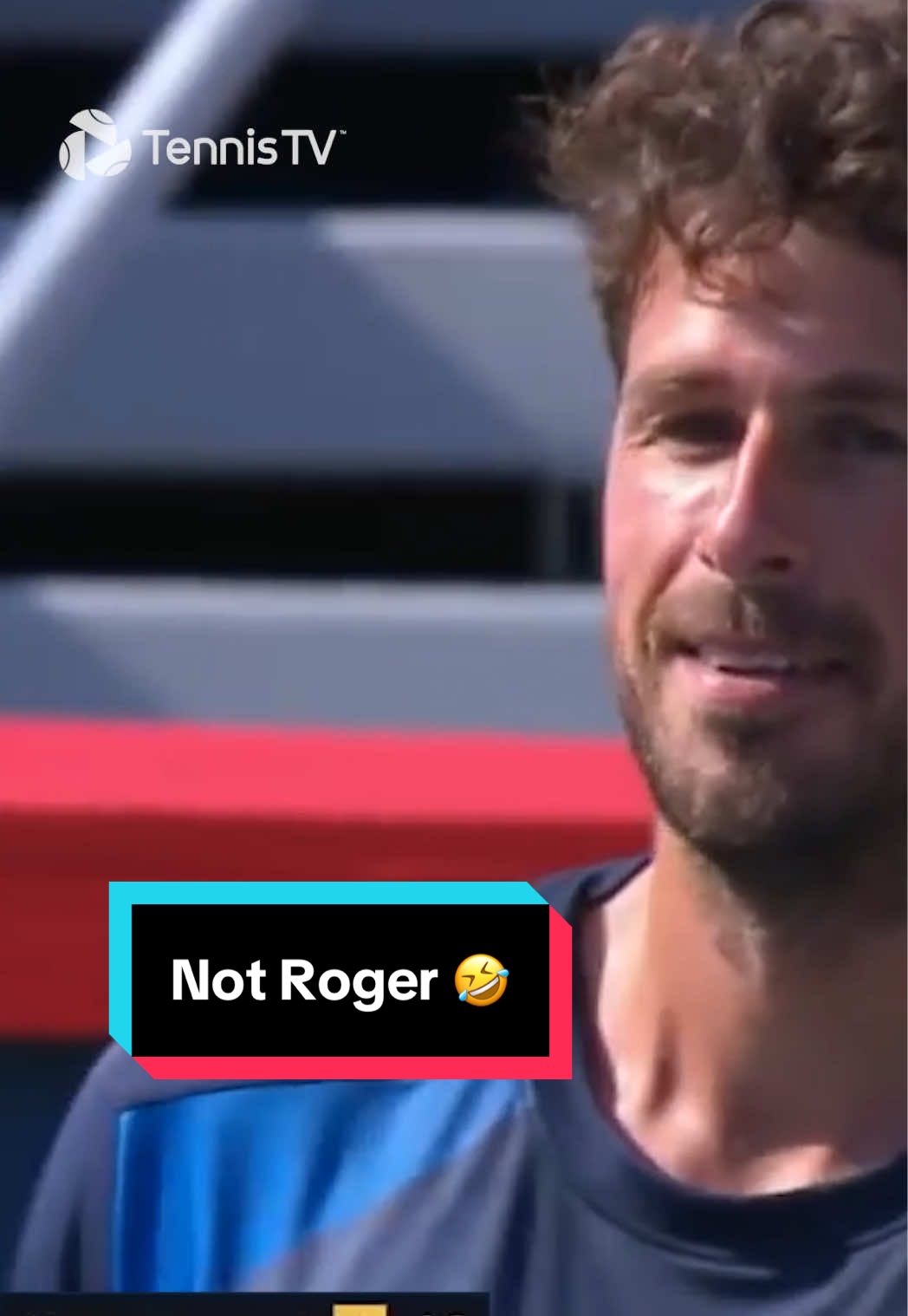 Not Roger. Robin 🤣 #tennis #tennistv #atp 