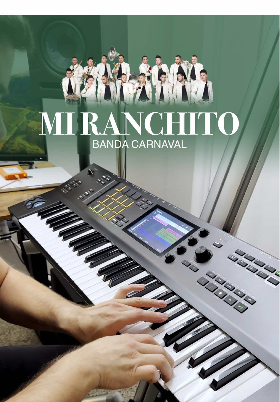 Cover de “Mi Ranchito” en teclado  #regionalmexicano #tecladista #teclado #bandasinaloense #samples 