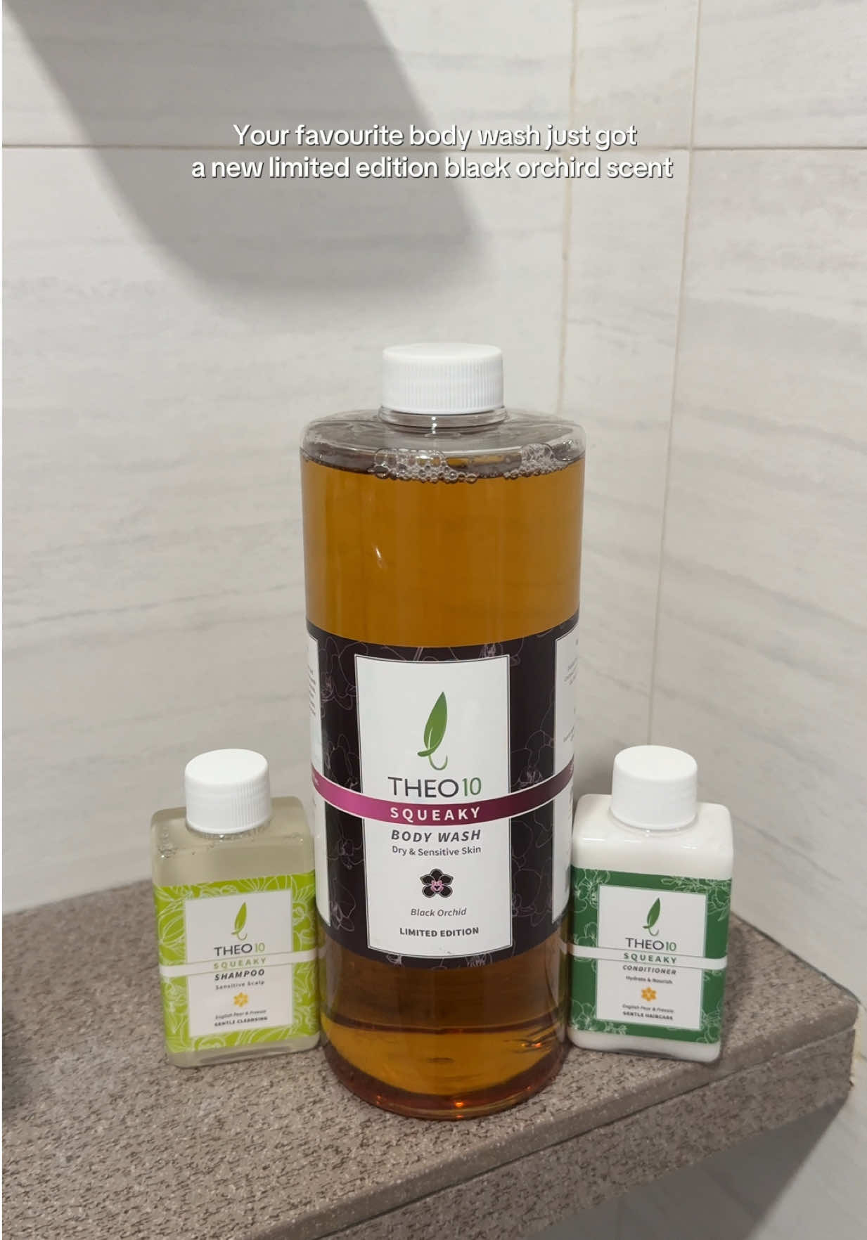 My family and I really love @Theo10 and everytime a new scent comes out, it gets even better!! This black orchid scent is giving sexy tho 🤭 #theo10 #theo10sg #theo10bodywash #tiktokshopsg #fyp 