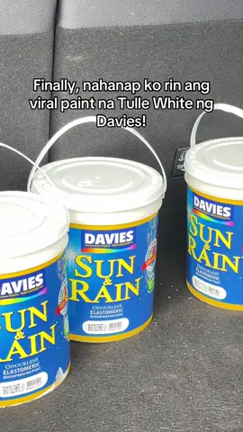 Sobrang dami naming pinuntahan na shop puro sold out. Buti nalang may stocks pa sa Wilcon 🥰 #tullewhite #paint #davies 