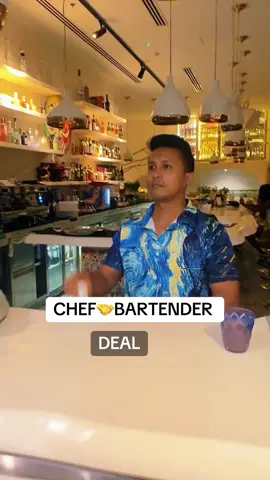 CHEF🤝BARTENDER DEAL #tiktok #trending #friends #chef #bartender @Bilal Chaudhary @Chef Bilal 804 @Rin❤️ 