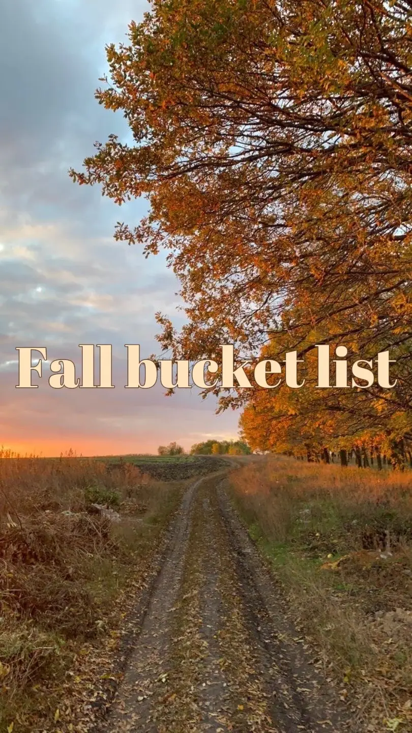 What are you gonna do this fall? 🧡 #fyp #fall #bucketlist #halloween #spookyseason 