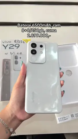 Yakin nih ga pngen liat ginian?? Harga ga sampe 3jt dapet internal 256gb loh🥰💗 #vivoy29 #vivo #promo #fyp #tulangbawang 