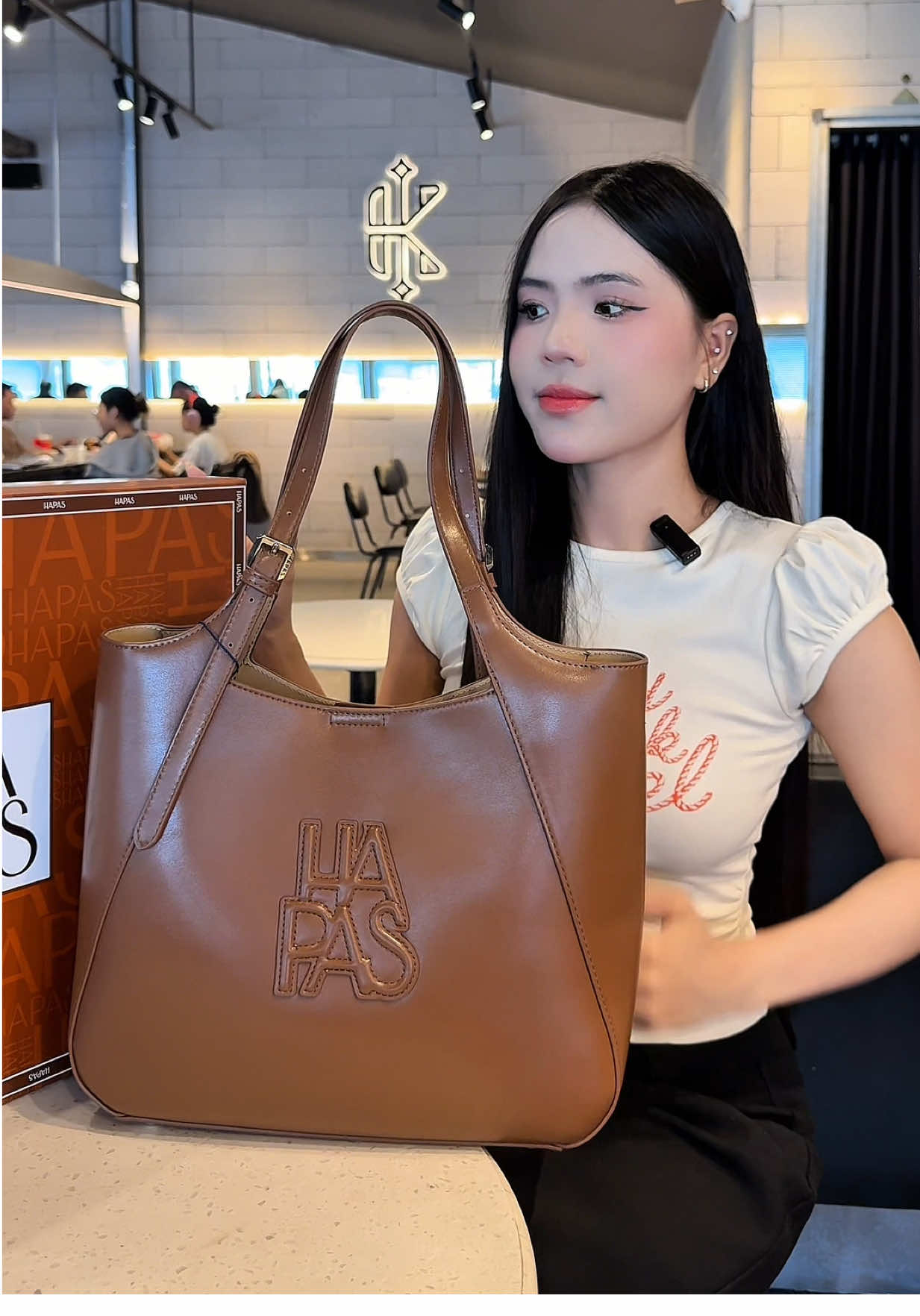 Túi Tote Nữ Dập Nổi Camel Cỡ Lớn #hapas #hapasvn #tuixachnu #tuitote #tuideovai 