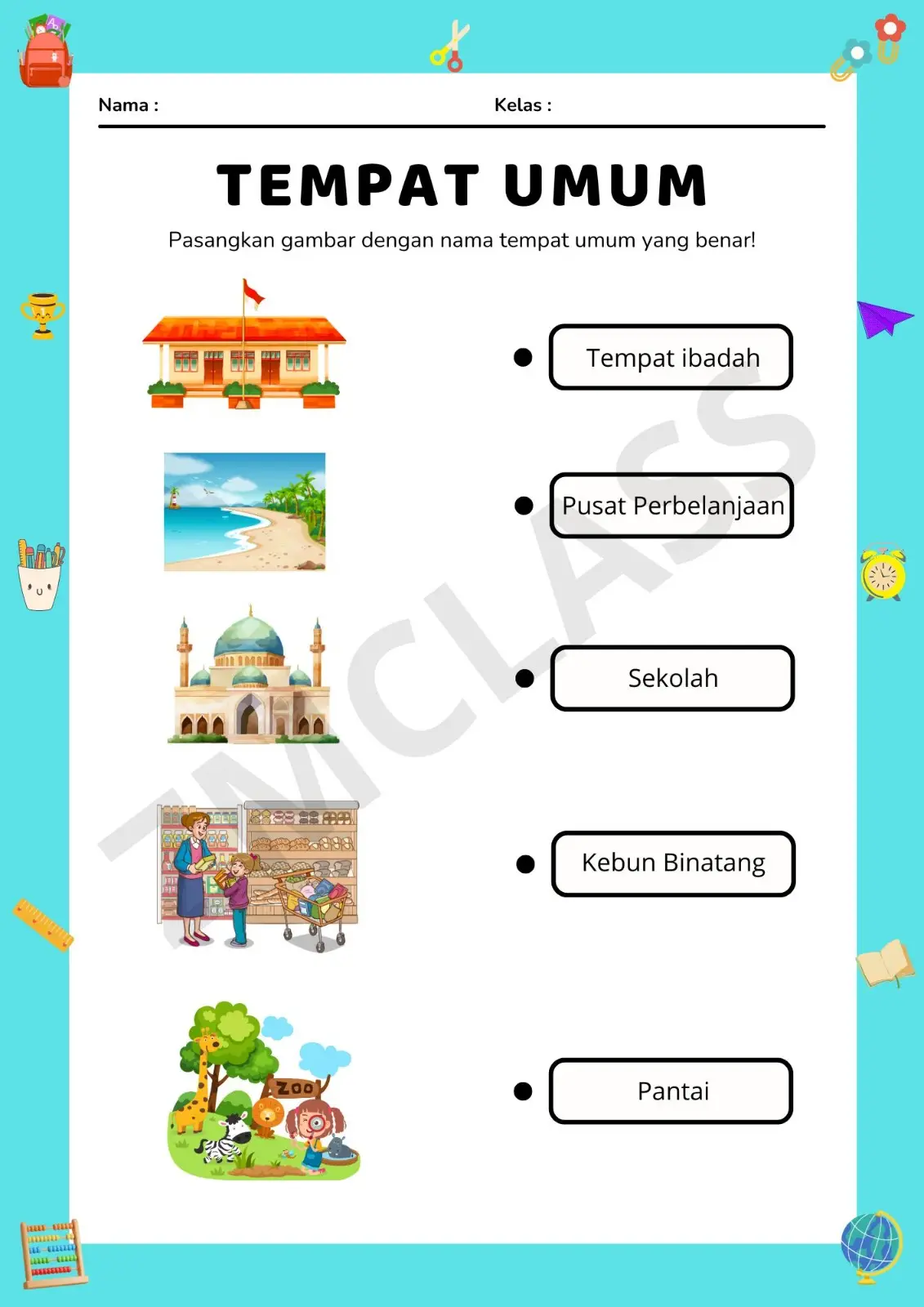 LKPD mengenai nama-nama tempat umum, rambu-rambu lalu lintas, menebak nama tempat umum, rambu-rambu peringatan, kosakata sulit #LKPD #Kelas2SD #bahasaindonesia  #Bab3 #belajarmenyenangkan 