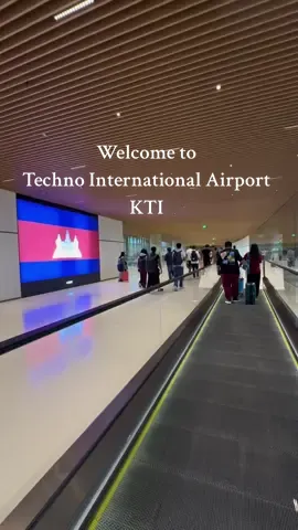 Welcome to Phnom Penh! First time landing at new airport Techco International Airport KTI #proudcambodian #newairport #KTI #ontrend #fyp 