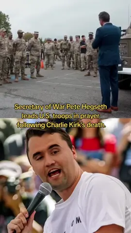 Pete Hegseth gathers U.S. troops to pray after Charlie Kirk’s death 📰🙏” #CharlieKirk #PeteHegseth #BreakingNews #Politics #MulangoPerspectives 