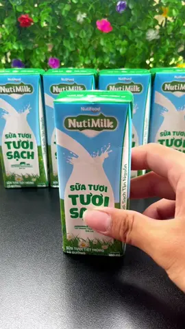 Sữa tươi tươi sạch nutimilk thùng 48 hộp 180ml#sua#suatuoituoisach#nutimilk#.