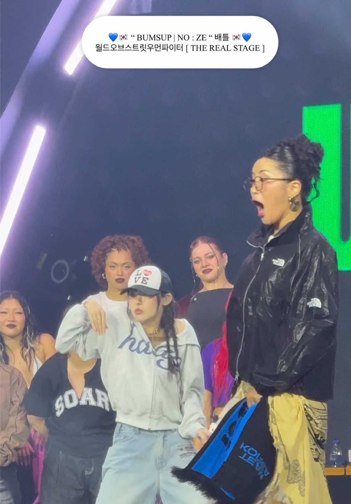 💙🇰🇷 “ BUMSUP | NO : ZE “ 배틀 🇰🇷💙 월드오브스트릿우먼파이터 [ THE REAL STAGE ] #노제 #noze #bumsup #wswf #콘서트 