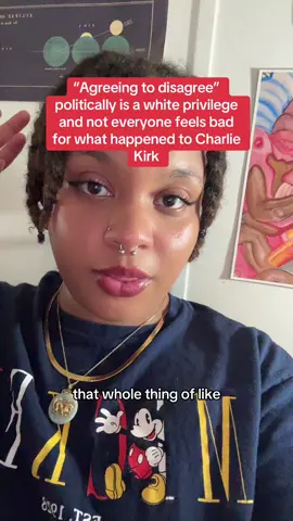 Charlie Kirk did not care about black people or any other minorities. So why should we be sobbing for him????? #charliekirk #politics #foryoupage #fypシ #fyp #fyf 
